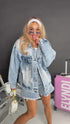 F3440 Light Blue Denim Jacket